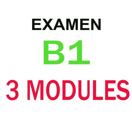 Examen Goethe Zertifikat B1   16 mai  2024 (3 modules)