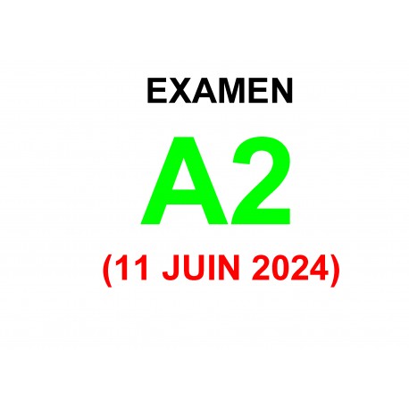 Examen Goethe Zertifikat A2 (11 juin 2024)