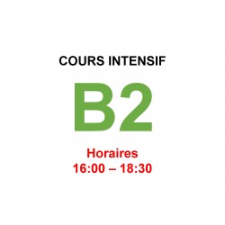 Cours intensif d’Allemand Niveau B2 (a) janvier  2025 interne
